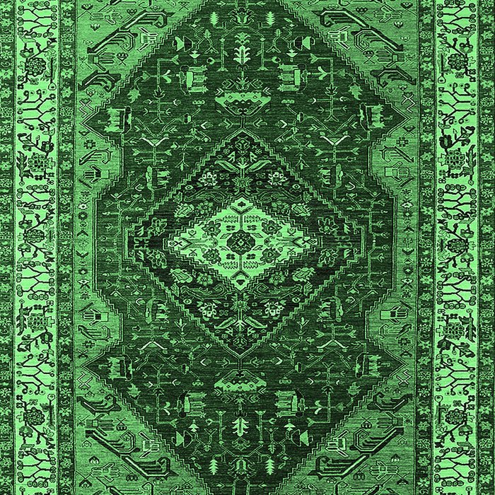 Persian Emerald Green Traditional Rug, urb2359emgrn