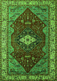 Persian Green Traditional Rug, urb2359grn