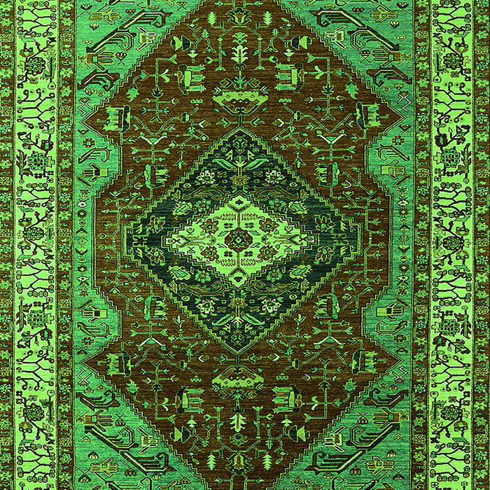 Persian Green Traditional Rug, urb2359grn