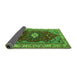 Sideview of Persian Green Traditional Rug, urb2359grn
