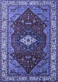 Persian Blue Traditional Rug, urb2359blu