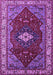 Machine Washable Persian Purple Traditional Area Rugs, wshurb2359pur