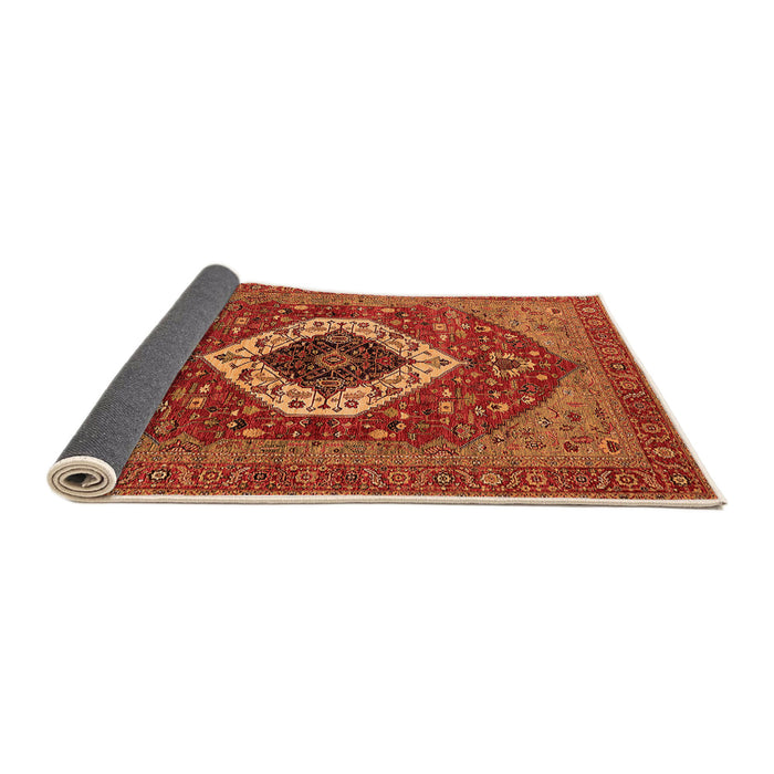 Sideview of Persian Orange Traditional Rug, urb2360org