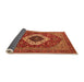 Sideview of Persian Orange Traditional Rug, urb2360org