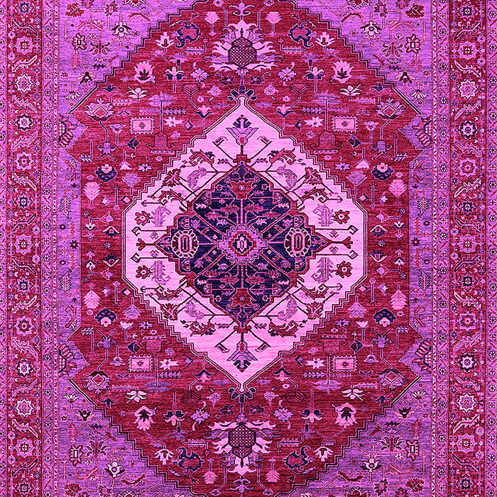 Machine Washable Persian Pink Traditional Rug, wshurb2360pnk