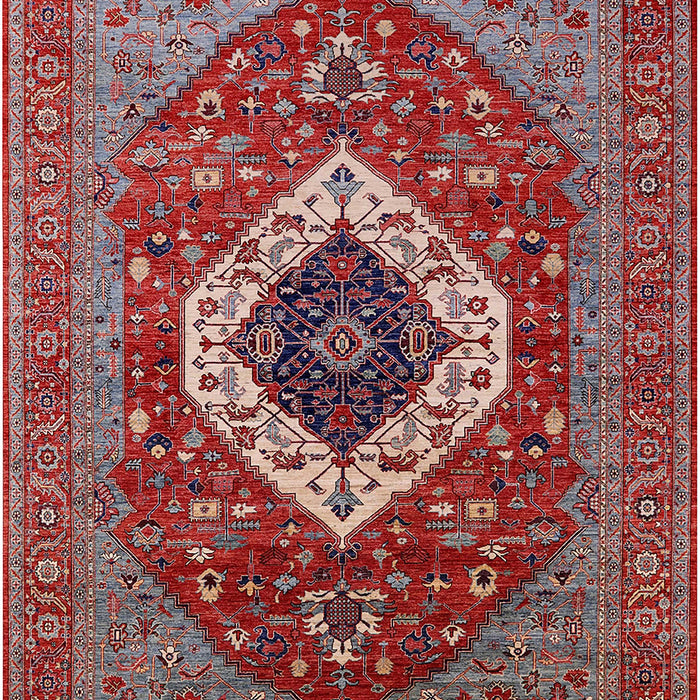 Machine Washable Industrial Modern Red Rug, wshurb2360