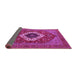 Sideview of Persian Pink Traditional Rug, urb2360pnk