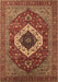 Machine Washable Persian Brown Traditional Rug, wshurb2360brn