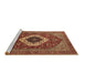 Sideview of Machine Washable Persian Brown Traditional Rug, wshurb2360brn