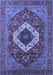 Machine Washable Persian Blue Traditional Rug, wshurb2360blu