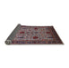 Sideview of Mid-Century Modern Pink Oriental Rug, urb2361