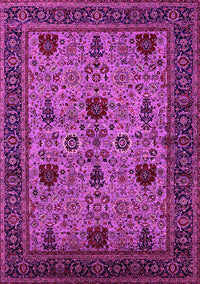 Oriental Pink Traditional Rug, urb2361pnk