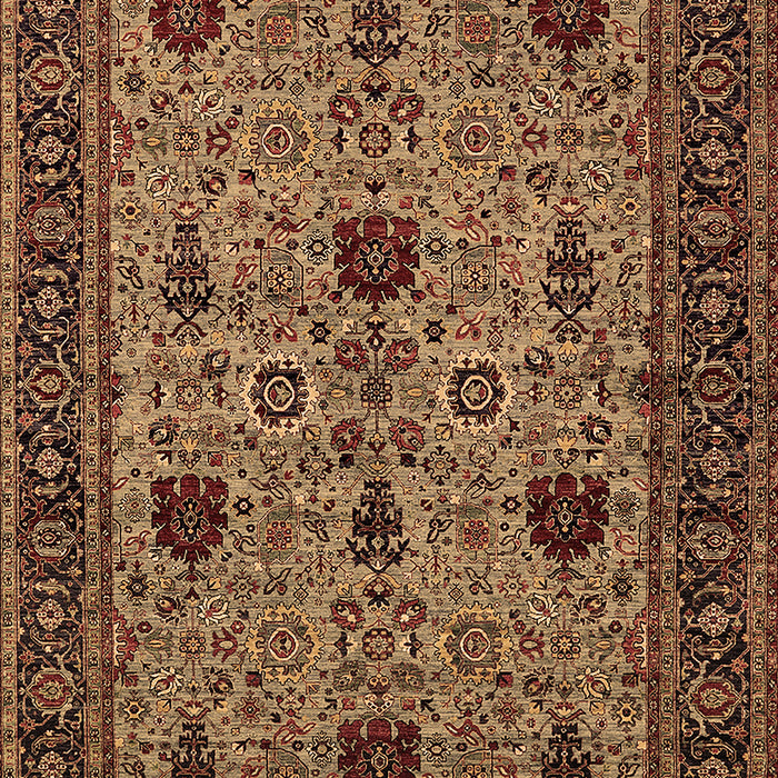 Oriental Brown Traditional Rug, urb2361brn