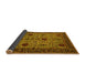 Sideview of Oriental Yellow Traditional Rug, urb2361yw