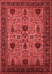 Oriental Red Traditional Rug, urb2361red