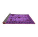 Sideview of Oriental Purple Traditional Rug, urb2361pur