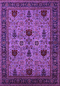 Oriental Purple Traditional Rug, urb2361pur