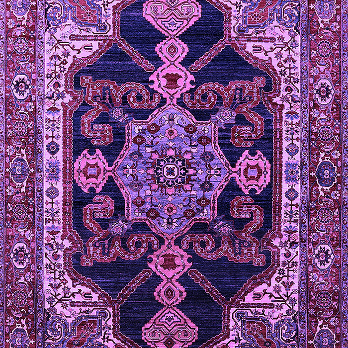 Machine Washable Oriental Purple Industrial Area Rugs, wshurb2362pur