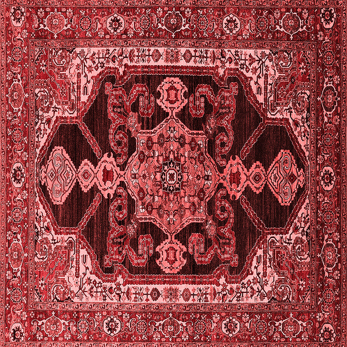 Machine Washable Oriental Red Industrial Rug, wshurb2362red