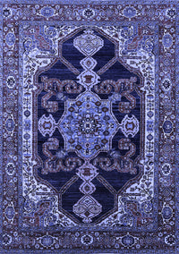 Oriental Blue Industrial Rug, urb2362blu