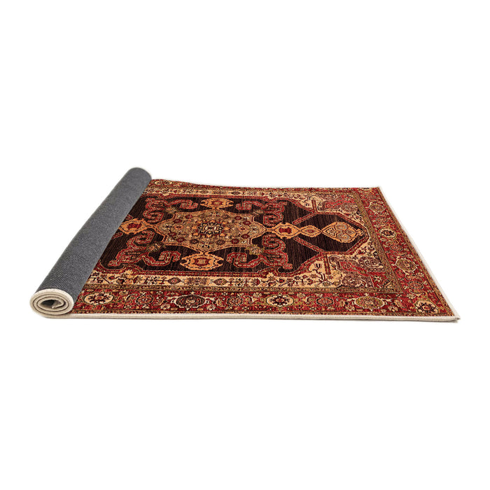 Sideview of Oriental Orange Industrial Rug, urb2362org