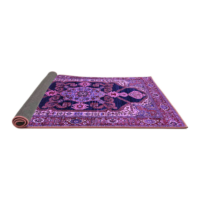 Sideview of Oriental Purple Industrial Rug, urb2362pur