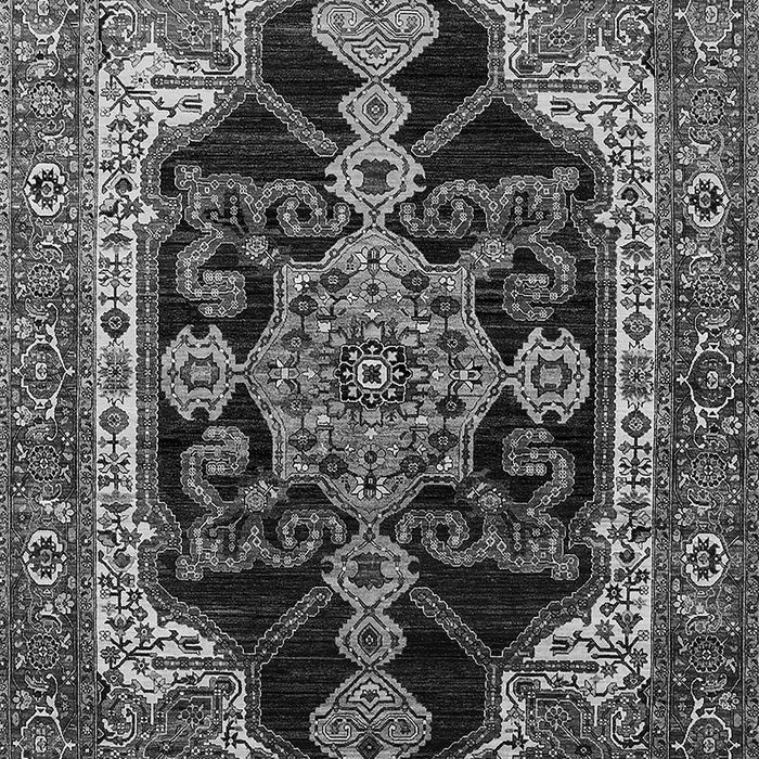 Machine Washable Oriental Gray Industrial Rug, wshurb2362gry