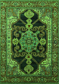 Oriental Green Industrial Rug, urb2362grn