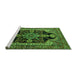 Sideview of Machine Washable Oriental Green Industrial Area Rugs, wshurb2362grn