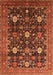 Oriental Orange Industrial Rug, urb2363org