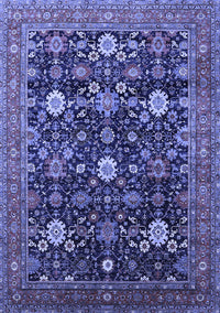 Oriental Blue Industrial Rug, urb2363blu