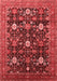 Oriental Red Industrial Area Rugs