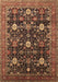 Oriental Brown Industrial Rug, urb2363brn