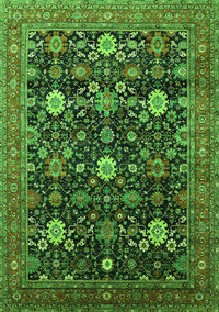 Oriental Green Industrial Rug, urb2363grn