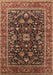 Oriental Brown Industrial Rug, urb2364brn