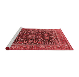 Industrial Red Washable Rugs