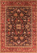 Machine Washable Oriental Orange Industrial Area Rugs, wshurb2364org