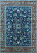 Oriental Light Blue Industrial Rug, urb2364lblu