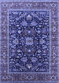 Oriental Blue Industrial Rug, urb2364blu