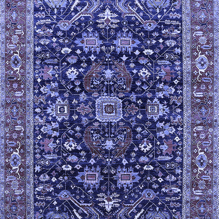 Oriental Blue Industrial Rug, urb2364blu