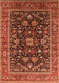 Oriental Orange Industrial Rug, urb2364org