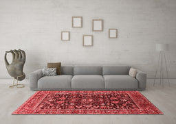 Industrial Red Washable Rugs