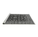 Sideview of Machine Washable Oriental Gray Industrial Rug, wshurb2364gry