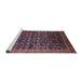 Sideview of Machine Washable Industrial Modern Plum Purple Rug, wshurb2365