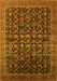 Oriental Yellow Traditional Rug, urb2365yw