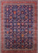 Mid-Century Modern Plum Purple Oriental Rug, urb2365