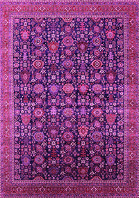 Oriental Pink Traditional Rug, urb2365pnk