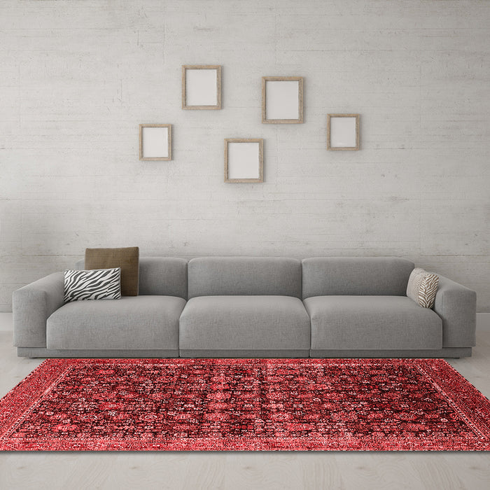 Traditional Red Washable Rugs