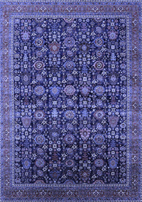 Oriental Blue Traditional Rug, urb2365blu