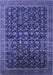 Oriental Blue Traditional Rug, urb2365blu